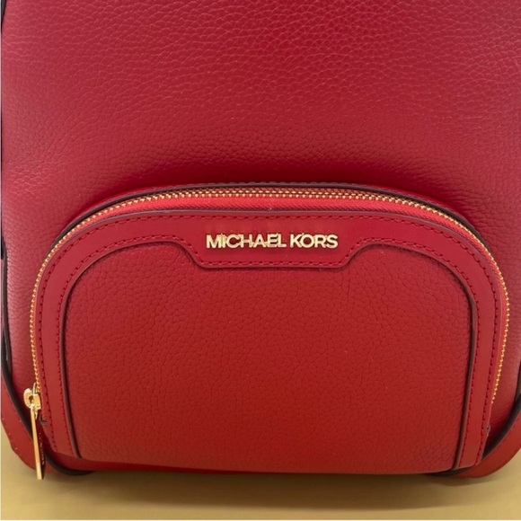 Michael Kors Medium Jaycee Backpack Red/Gold main image 12